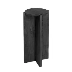 Hello Honey&reg; Paulownia Wood Table Black
