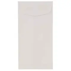 JAM Paper White Monarch Policy 8 Glove Envelopes, 100ct.