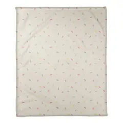Sprinkle Pattern 50" x 60" Coral Fleece Blanket