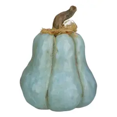 12" Blue Gourd Fall Harvest Tabletop Decoration