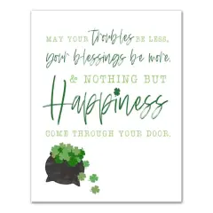 Simple Irish Blessing Canvas 11" x 14" Canvas Wall Art