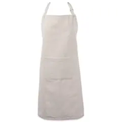 DII&reg; Solid Chambray Chef Apron Natural