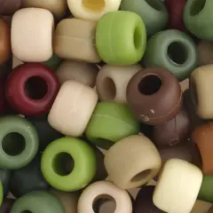 John Bead 9mm Plastic Pony Beads, 1,000ct. Assorted Camouflage