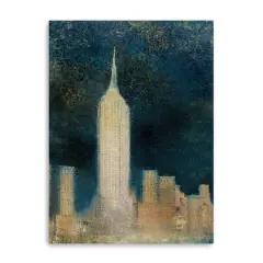 Misty New York Abstract I Canvas Giclee
