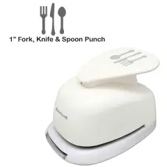 Dress My Craft&reg; 1'' Fork, Knife & Spoon Paper Punch