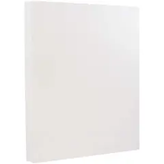 JAM Paper Bright White Linen 8.5" x 11" 80lb. Strathmore Cardstock