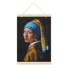 Girl with a Pearl Earring with Frame Diamond Art Kit by Make Market&reg;