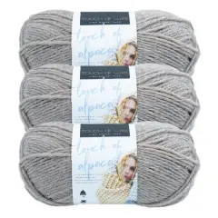 3 Pack Lion Brand&reg; Touch of Alpaca&reg; Yarn Taupe