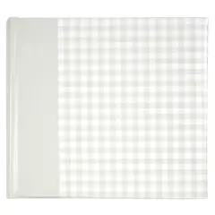 Gray Gingham 2-Up Photo Album by Recollections&trade;