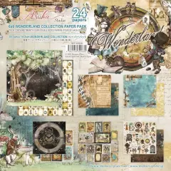 Asuka Studio Wonderland Double-Sided Paper Pack, 6" x 6"
