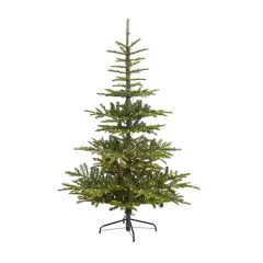 6ft. Pre-Lit Layered Washington Spruce Artificial Christmas Tree with Clear Lights