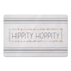 Hippity Hoppity Gray 2 27" x 18" Floor Mat