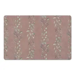 Vines Floor Mat Maroon