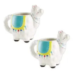 DII&reg; Llama Ceramic Mugs, 2ct.