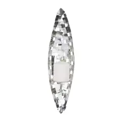20" Silver Contemporary Wall Sconce