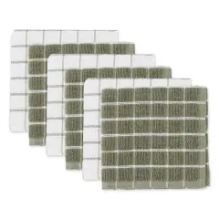 Artichoke Combo Windowpane Dishcloth, 6ct.