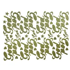 JAM Paper God Gold Script Floral Accessory