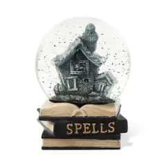 Glitzhome&reg; 5" Halloween Haunted House Water Globe