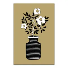 Designs Direct Boho Plant Canvas Wall Art