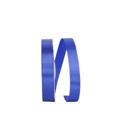 JAM Paper 7/8" x 100yd. Single Face Satin Allure Ribbon Royal