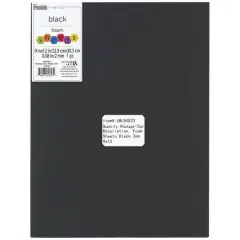 Essentials by Leisure Arts 9" x 12" Foam Sheets, 15ct. Black