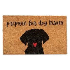 Prepare for Dog Kisses Doormat