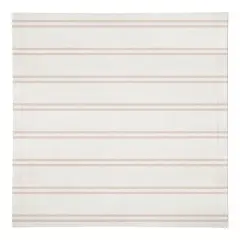 Double Stripe Cotton Twill Napkin Blush/White