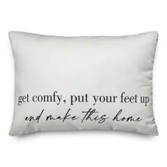 20" x 14" Get Comfy Indoor/Outdoor Throw Pillow