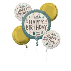 Wilderness Birthday Foil Balloon Bouquet