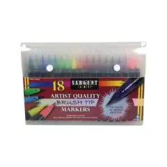Sargent Art&reg; 18-Piece Artist Brush Tip Marker Set