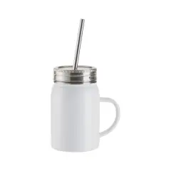 Craft Express 4ct.17oz. Handled Sublimation Mason Jars