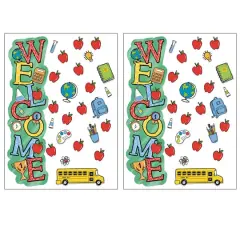 Eureka&reg; Back to School Welcome All-In-One Door Decor Kit, 2 Sets of 40