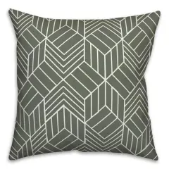 Hatch Chevron Indoor/Outdoor Pillow Sage