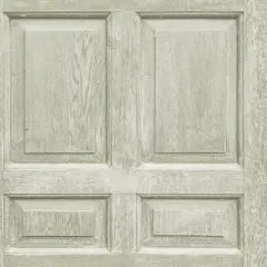 Roommates Beveled Wood Paneling Peel & Stick Wallpaper Brown