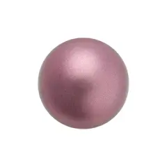 Preciosa Maxima 12mm Round Nacre Pearls, 6ct. Light Burgundy