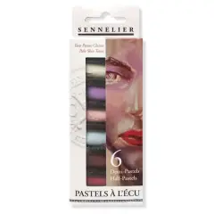 Sennelier Portrait Light Tones Extra-Soft Half-Pastel Set, 6ct.
