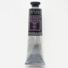Sennelier Extra Fine Artists' Acrylic Paint, 60mL 941 Permanent Violet Dark