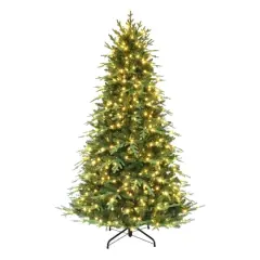 7.5ft. Pre-Lit Galveston Fir Artificial Christmas Tree, Color-Select LED Lights