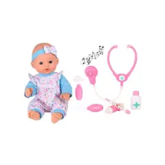 Dream Collection 12" Baby Doll with Medical Set