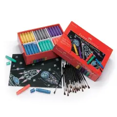 Faber-Castell&reg; 120-Piece Metallic Gel Stick School Pack