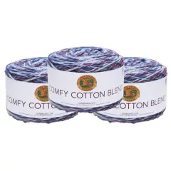 3 Pack Lion Brand&reg; Comfy Cotton Blend Yarn Cloud Nine
