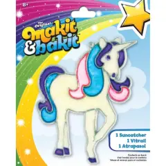 Makit & Bakit&trade; Glitter Unicorn Suncatcher Kit
