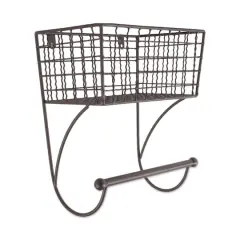 DII&reg; Small Farmhouse Towel Rack Rustic Bronze