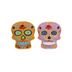 Assorted 8" Day of the Dead Sugar Skull Ceramic Trinket Dish, 1pc. by Ashland&reg;