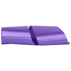 JAM Paper 6" x 50yd. Single Face Satin Allure Ribbon Grape