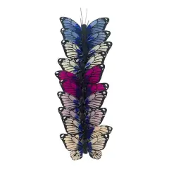 2.5" Blue & Purple Feather Butterflies, 10ct. by Ashland&reg;