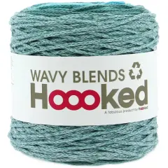 Hoooked Wavy Blends Recycled Cotton Yarn Sea Splash