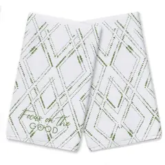 Focus on the Good Tea Towel Set White/Green