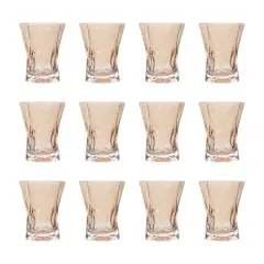 Hello Honey&reg; 10oz. Plum Faceted Drinking Glasses, 12ct.