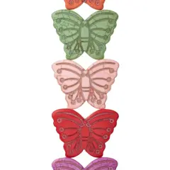 Multicolor Howlite Butterfly Beads, 38mm by Bead Landing&trade;